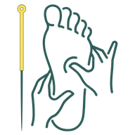 Illustration zu Modul 5: Akupressur- und Stimulationstechniken